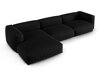 Modulinis minkštas kampas Sorcoro 121 (Boston Black)
