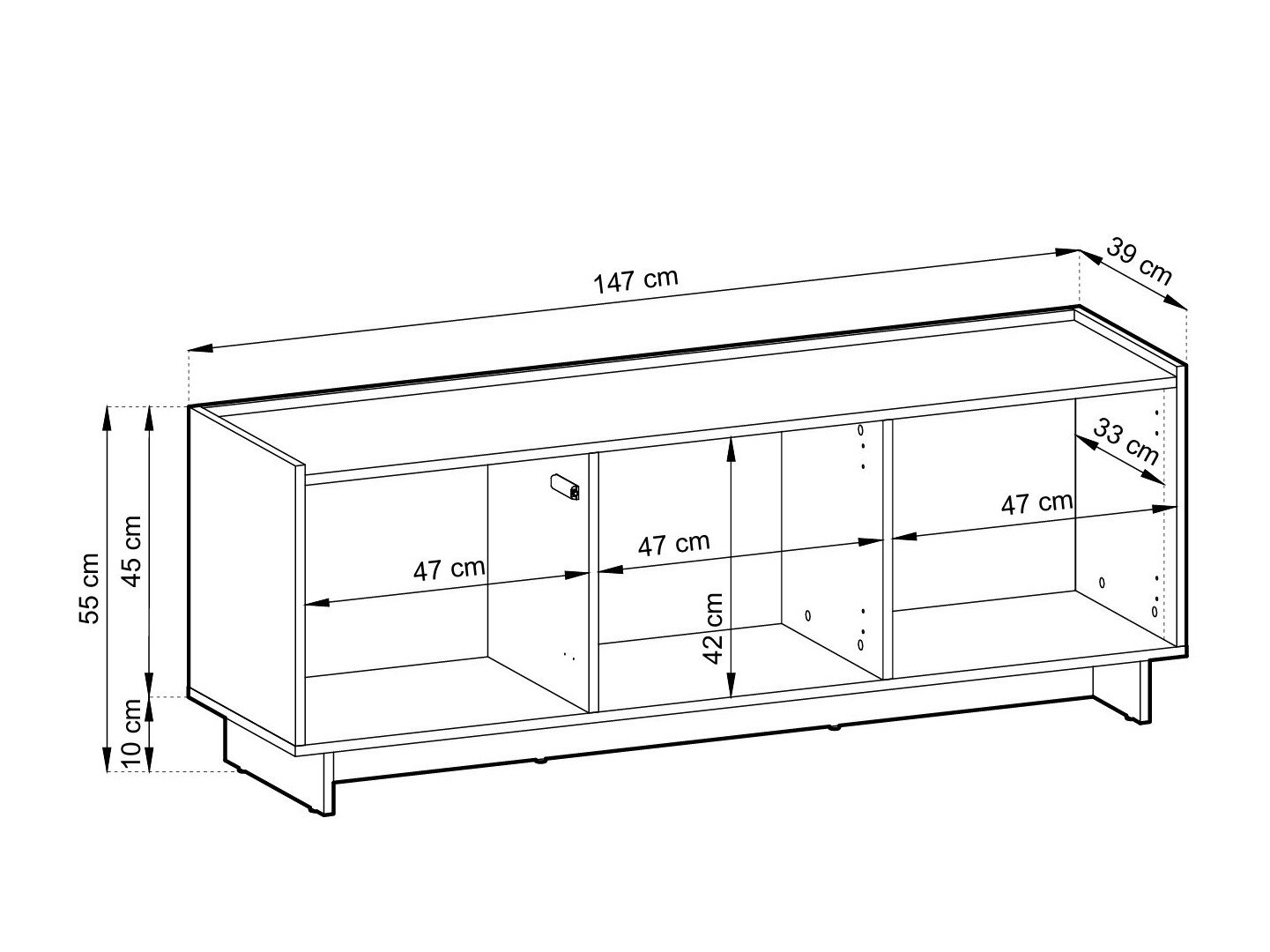 TV-meubel Romsona 103