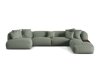 Colțar modular Sorcoro 124 (Boston Water Green)