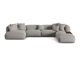 Modularna kutna garnitura Sorcoro 124 (Boston Light Grey)