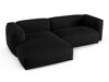 Modulinis minkštas kampas Sorcoro 123 (Boston Black)