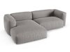 Modulinis minkštas kampas Sorcoro 123 (Boston Light Grey)