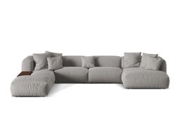Modulinis minkštas kampas Sorcoro 124 (Boston Light Grey)