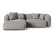 Moduļu stūra dīvāns Sorcoro 123 (Boston Light Grey)