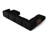 Moduulikulmasohva Sorcoro 124 (Boston Black)