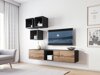 TV-bord Corbele 102 (Antracit + Wotan eg)