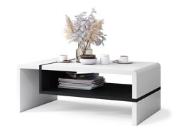 Salontafel Glendale 102 (Wit + Zwart)