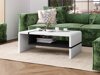Salontafel Glendale 102 (Wit + Zwart)