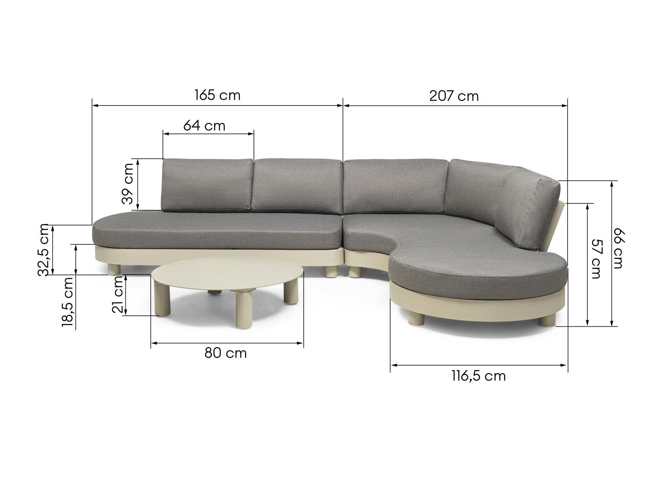 Komplet vrtnega pohištva Burleson 585