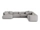 Modularna kutna garnitura Sorcoro 132 (Boston Light Grey)