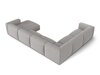 Modularna kutna garnitura Sorcoro 132 (Boston Light Grey)