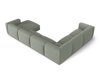 Modulinis minkštas kampas Sorcoro 132 (Boston Water Green)
