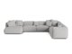 Modulinis minkštas kampas Sorcoro 132 (Monet Silver)