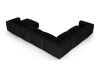 Modulinis minkštas kampas Sorcoro 133 (Boston Black)