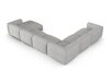 Modulinis minkštas kampas Sorcoro 133 (Monet Silver)