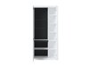 Boekenkast Venlori 128 (Wit + Grafiet)