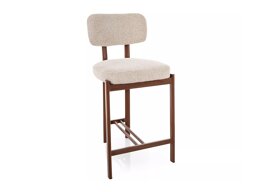 Counterstoel Detroit 956 (Beige + Notenhout)