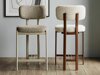 Counterstoel Detroit 956 (Beige + Notenhout)