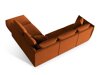 Moduļu stūra dīvāns Ruvmone 108 (Casino Terracota)