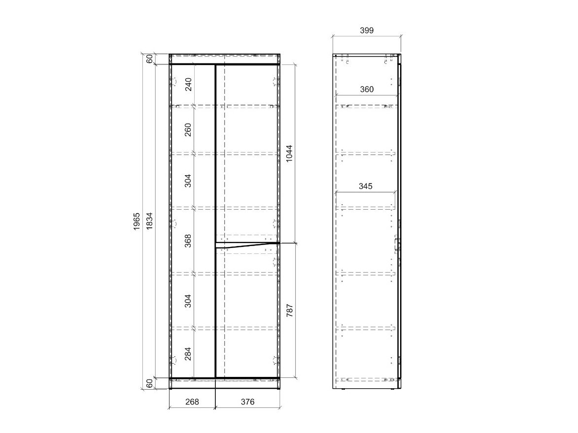 Kledingkast Venlori 118 (Wit)
