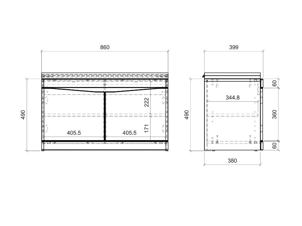 Schoenenkast Ontario 146 (Wit)