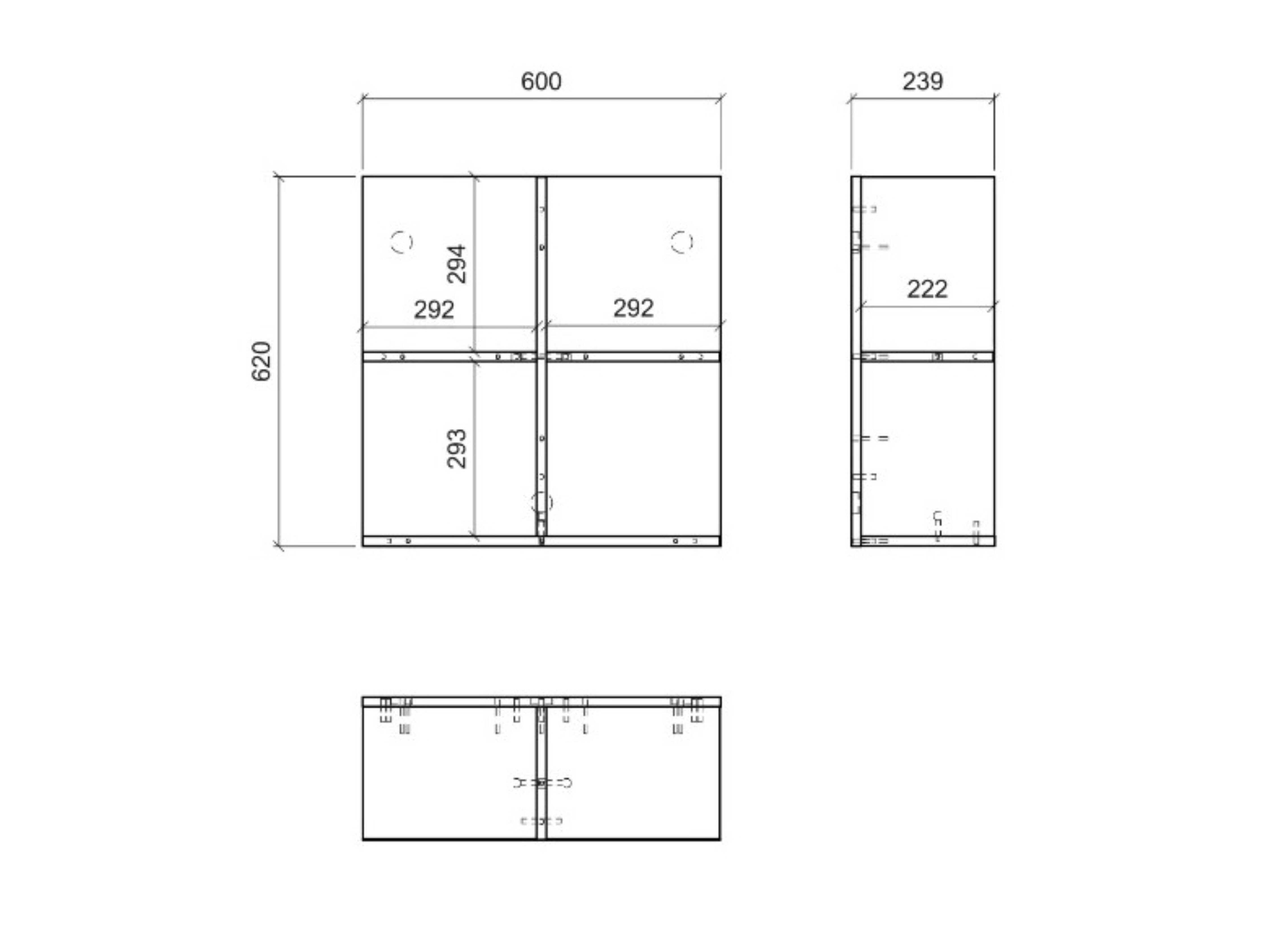 Wandplank Venlori 126 (Wit)