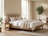 Krevet Ruvcamu 118 (Hrast + Taupe)
