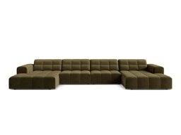 Modularna kotna sedežna garnitura Somelo 100 (Bluvel 77)