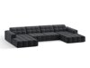Moduļu stūra dīvāns Somelo 100 (Bluvel 14)