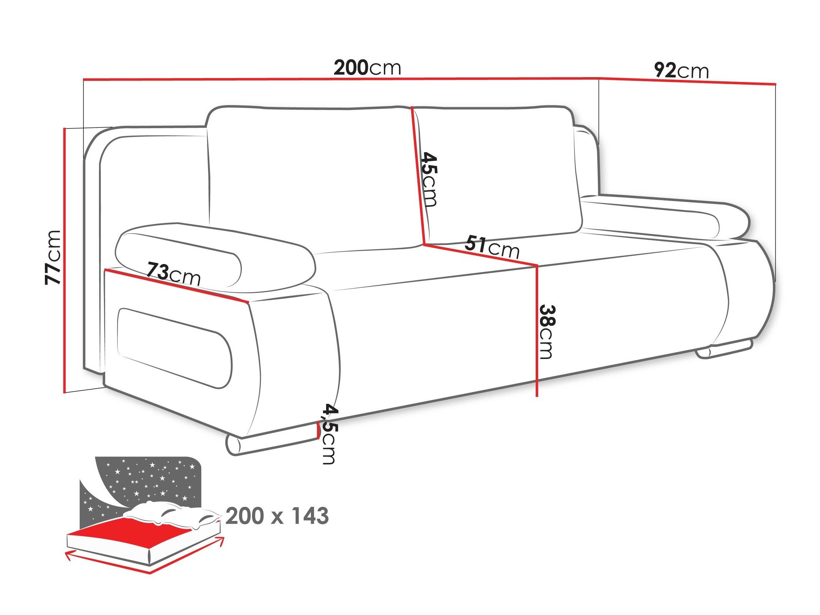 Slaapbank Comfivo Pudor (Poso 05 + Kronos 05)