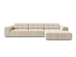 Modularna kotna sedežna garnitura Somelo 102 (Bluvel 22)