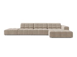 Modularna kotna sedežna garnitura Somelo 103 (Bluvel 30)