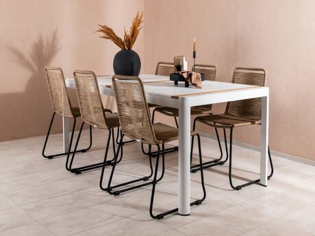Tafel en stoelen set Dallas 5292