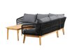 Buiten meubilair set Dallas 1085 (Acacia + Zwart)