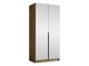 Kledingkast Closico Staton III (Cremona eiken)