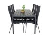 Tisch und Stühle Dallas 5295 (Schwarz)