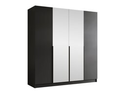 Kledingkast Closico Navor II (Zwart)