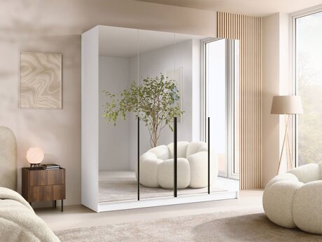 Kledingkast Closico Navor III (Wit)