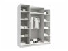 Kledingkast Closico Navor III (Wit)