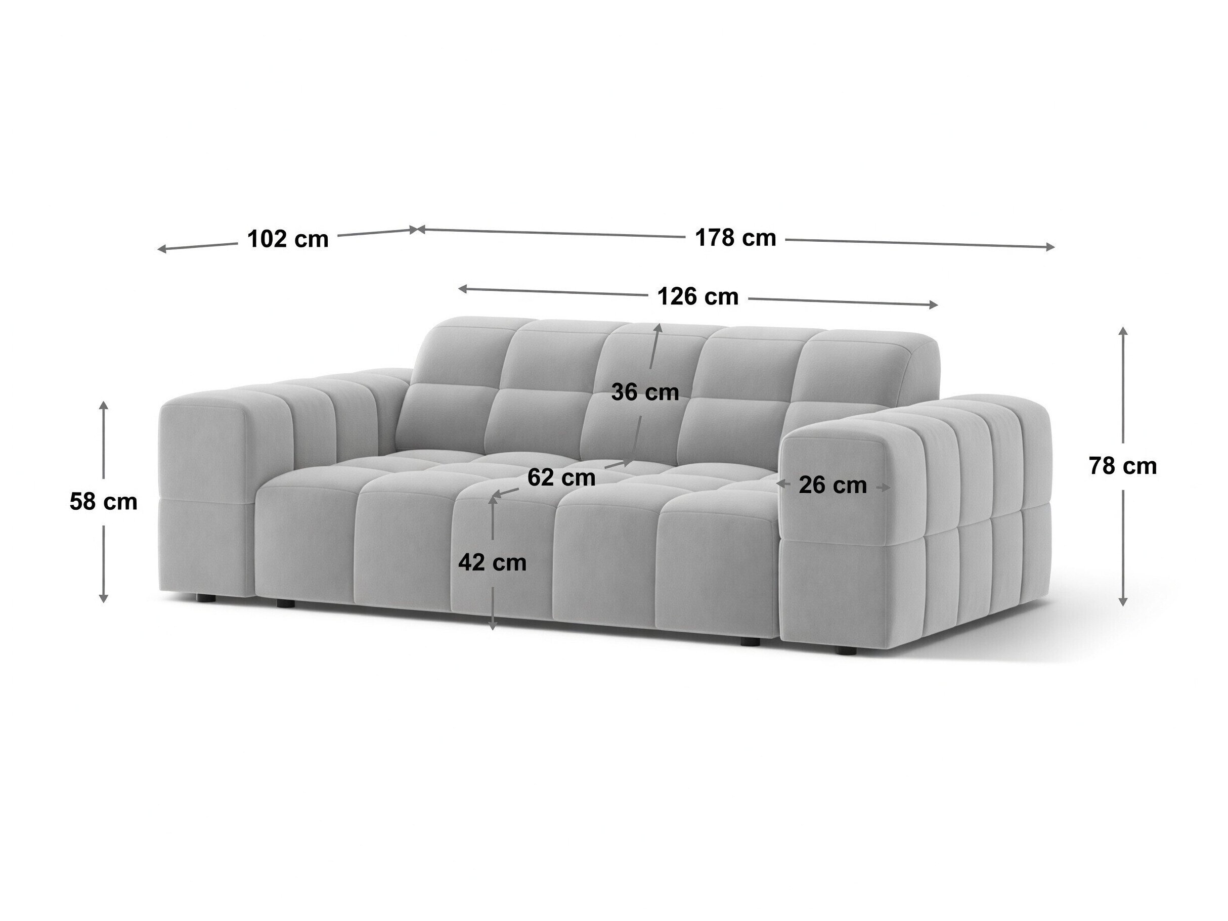 Sofa Somelo 107 (Venus 2932)