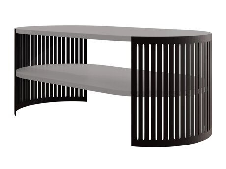 Salontafel Civer III (Zwart + Grafiet)