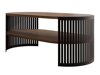 Salontafel Civer III (Zwart + Notenhout)