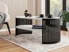 Salontafel Civer III (Zwart + Wit marmer)