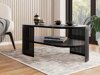 Salontafel Civer VI (Zwart + Zwart marmer)