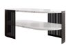 Sofabord Civer VI (Sort + Hvid marmor)