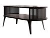 Salontafel Vitum III (Zwart + Zwart marmer)