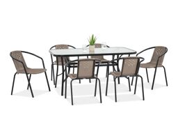 Aiamööblikomplekt Forney 124 (Cappuccino)