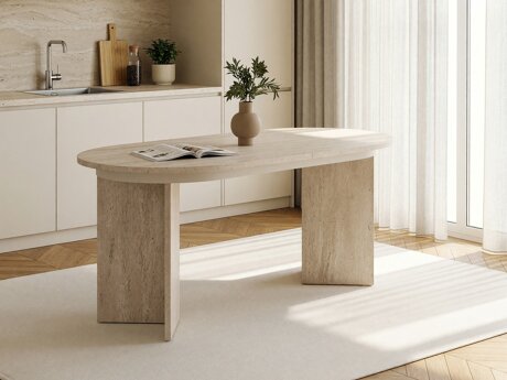 Asztal Novato 146 (Világos Travertine)
