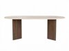 Маса Novato 138 (Светъл Travertine + Орех)