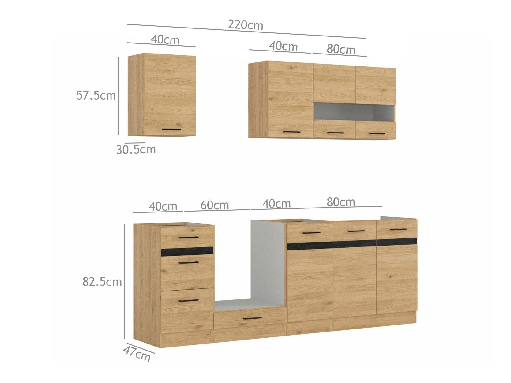Modulaire keukenset Berna 121